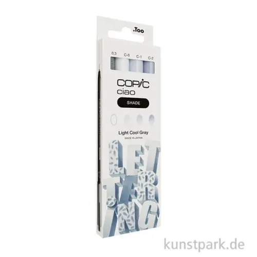 Jetzt Bestellen COPIC ciao Shade Set - 4 Stifte, Light Cool Gray