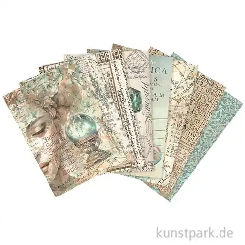 Geld-Zurück-Garantie Stamperia Reispapier Selection - Fortune Backgrounds, A6