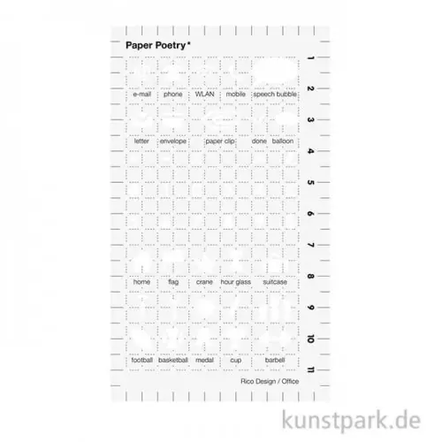 Schablone Bullet Diary - Office Preis Gesenkt