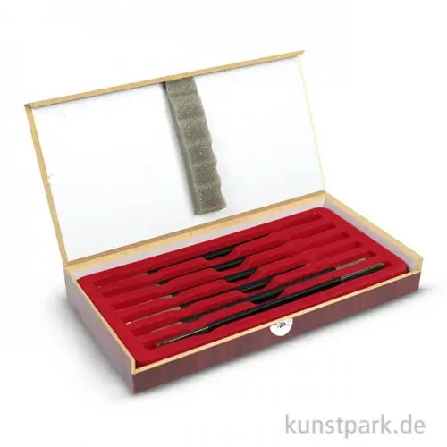 Top-Preis Specksteinmeißel Set BASIC Nr. 2 im Holzkästchen