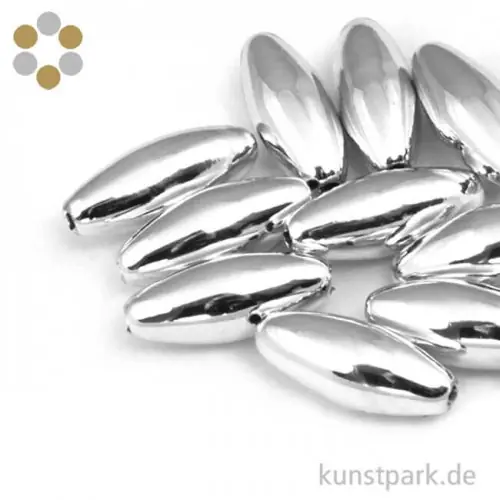 Top-Qualität Plastik-Oliven - 6x14 mm - 12 Stück