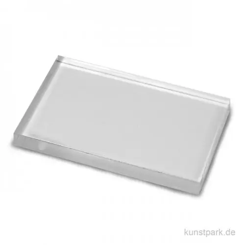 Begrenztes Angebot Acrylblock für Stempel, 12,5 x 17,2 cm