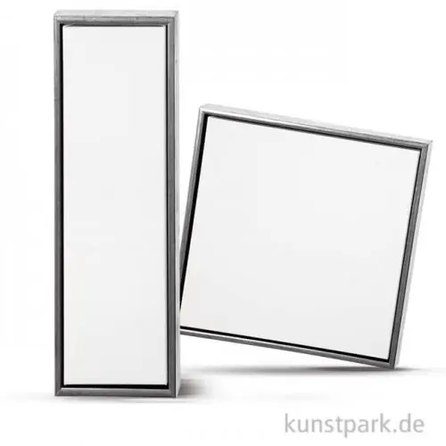 Bestseller Antiksilber-Rahmen mit Leinwand, Tiefe 3 cm