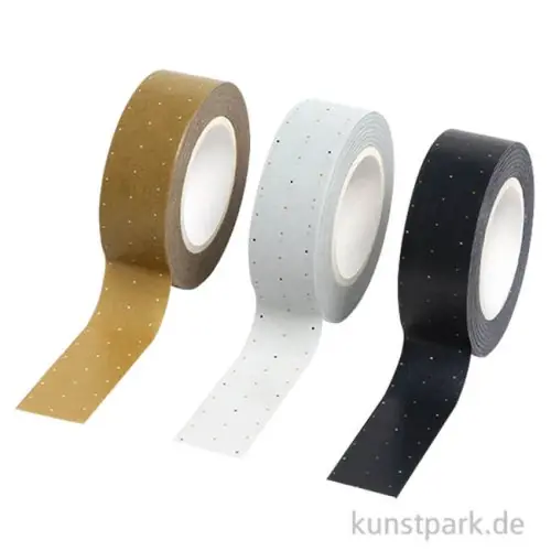 Sonderangebot FILOFAX Washi Tape Set - Moonlight, 3 Stück, je 5m