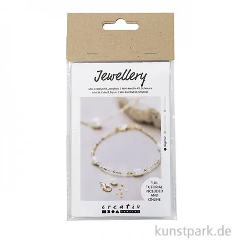Exklusiv Mini-Kreativ-Kit Schmuck, Perlen Kette + Armband
