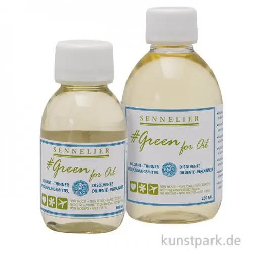 Limited Edition Sennelier Green for Oil Verdünner