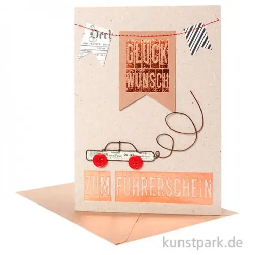 Good old friends - Anlass Karte, Zum Führerschein Super-Preis