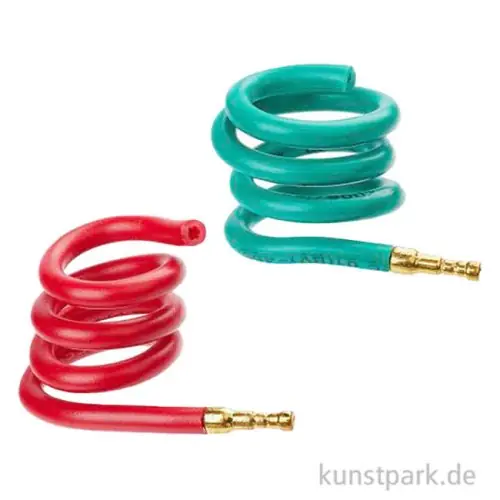 Miniatur Gartenschlauch, Rot + Grün, 20 cm, 2 Stück Neu Im Sortiment