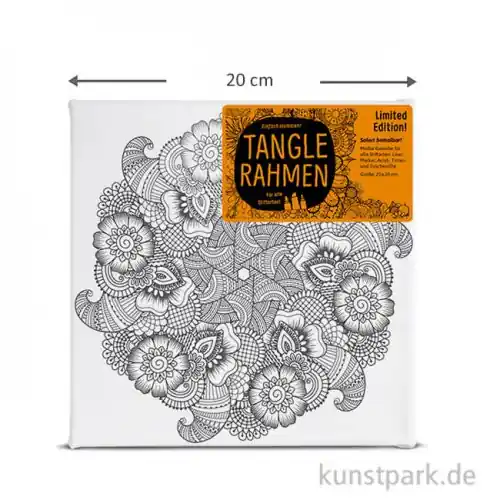 Direktkauf Tangle Rahmen Blütenrad 20x20 cm