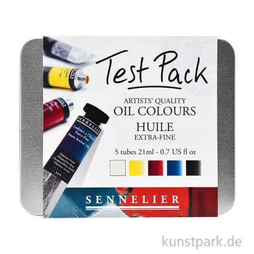 Sennelier RIVE Gauche Ölfarben - 5 x 21 ml, Test Pack Wochenendangebot