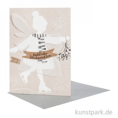 Kostenloser Versand Good old friends - Winterfeenkarte, Fröhliche Weihnachten