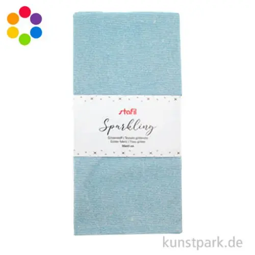 Glitzerstoff Zuschnitt - 50 x 65 cm Preisknaller