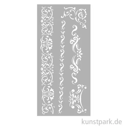 Beliebt Stamperia Schablone - Venice City of Art Borders, 12 x 25 cm