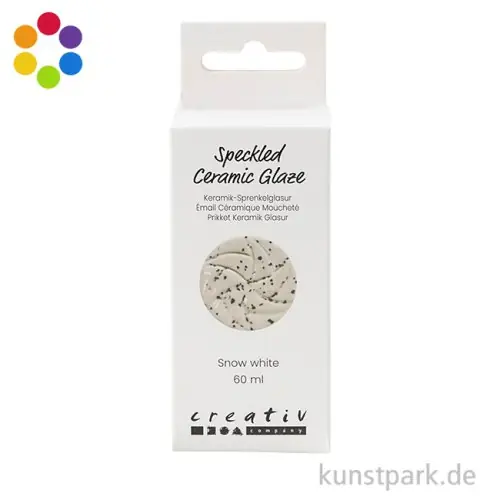 Keramik Glasur gesprenkelt, 60 ml Neu