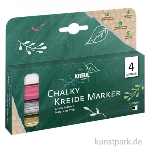 Preiswert KREUL Chalky Kreidemarker 4er Set B