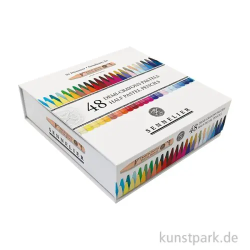 Geprüft Sennelier Pastellstifte Set - 48 halbe Pastellstifte in Kartonbox
