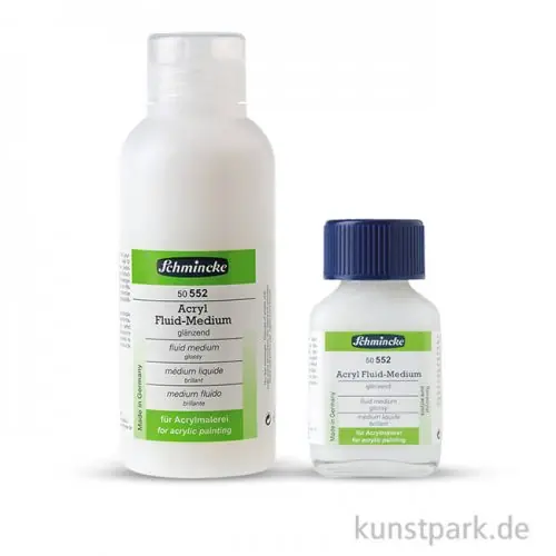 Kostenloser Rückversand Schmincke Acryl Fluid Medium glänzend