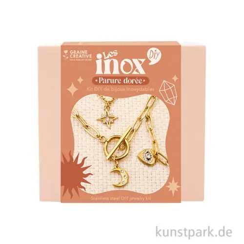 Schmuck Bastelset - Edelstahl, Rostfrei, Gold Garantierte Lieferung