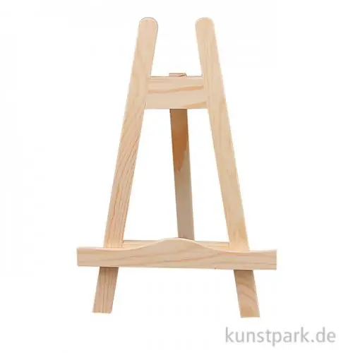 Mini-Staffelei aus Holz mit einer Höhe von 25 cm Mengenrabatt