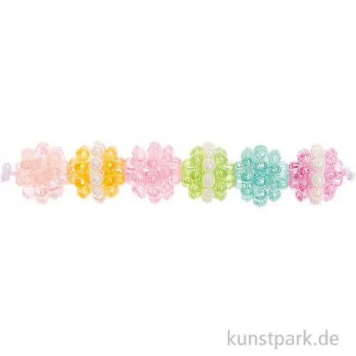 Perlen Bundle, Pastell, 10 mm Durchmesser, 18 Stück Direkt Vom Hersteller