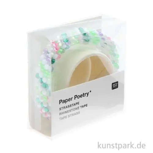 Strass Tape, Klebeband, Stripes, Multicolor, 1,9 x 50 cm Großhandel