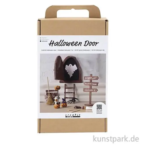 Aktuell Bastelset Halloween-Tür mit viel Zubehör