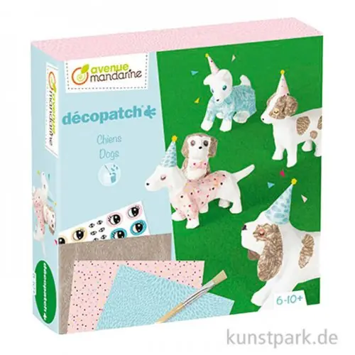DECOPATCH Kit Mini - Kindergeburtstag Hunde Nur Heute