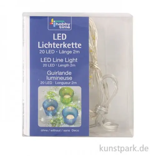 Beliebt LED-Lichterkette mit 20 Lampen, 2 Meter