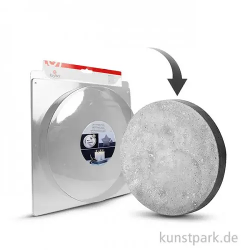 Gießform - Kreis mittel - Durchmesser 18,5 cm, Tiefe 3,5 cm Sofort Bestellen