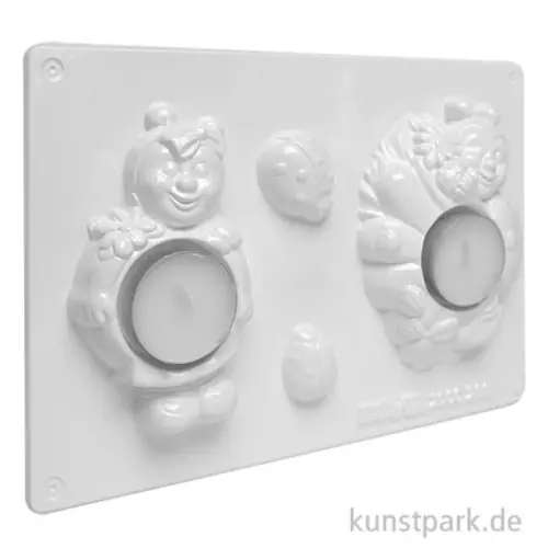 Schneller Versand Gießform - Kerzenhalter, Marienkäfer