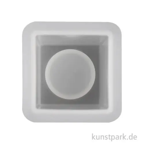 Silikon Gießform - Teelichthalter Eckig, 5 x 5 x 7,8 cm Sonderaktion