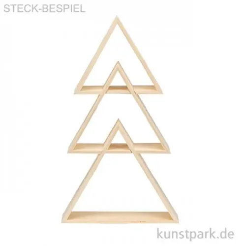 Design Rahmen Dreieck, 3 Stück sortiert Garantierte Lieferung