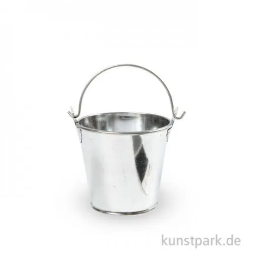 Mini-Eimer aus Zink, 50 mm, 6 Stück Rabatt
