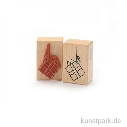 Stempel - Geschenk am Band - 4x6 cm Preiswert