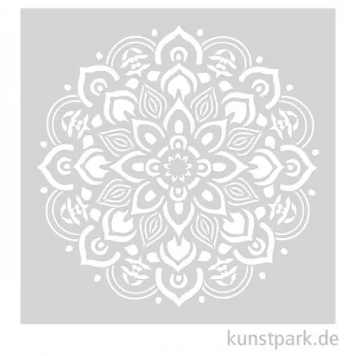 Schablone 30,5x30,5 cm - Mandala Weltweiter Versand