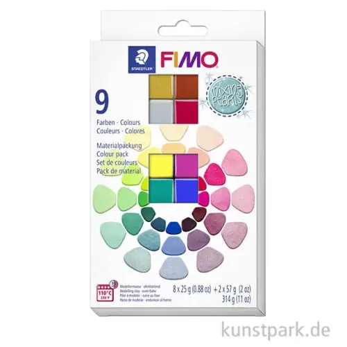 Direkt Vom Hersteller FIMO Modelliermassen Set - Mixing Pearls, 8 x 25 g + 2 x 57 g