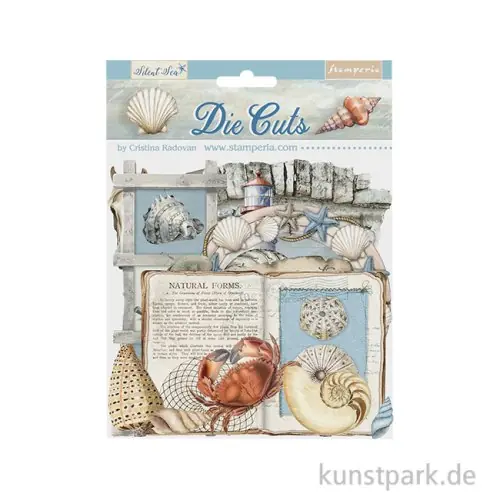 Bestpreis Stamperia Die Cuts - Silent Sea, 37 Stanzteile
