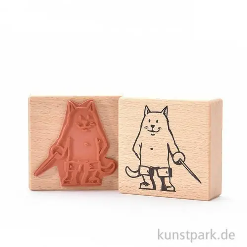 Neue Kollektion Stempel - Gestiefelter Kater, 7x7 cm