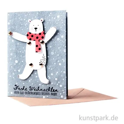 Nur Heute Good old friends - Winterhampelkarte, Eisbär