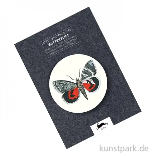 PEPIN Labels, Sticker und Tapes - Butterflies Versand Am Gleichen Tag