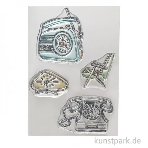 CraftEmotions Clear Stamps - Vintage Motive, DIN A6 Garantierte Lieferung