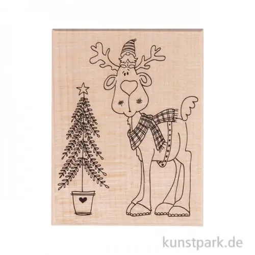 Begrenztes Angebot Butterer Stempel - Wichtel im Glück, 7 x 9 cm