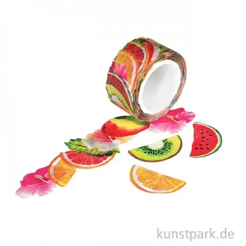 Kracherpreis Washi-Sticker - Tropical, 200 Stück