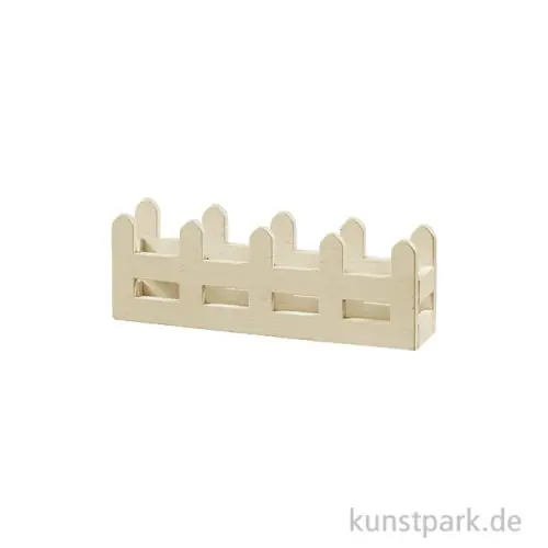 Sofort Bestellen Miniatur Blumenkasten, Holz, Natur, 8 x 1,75 x 2,75 cm