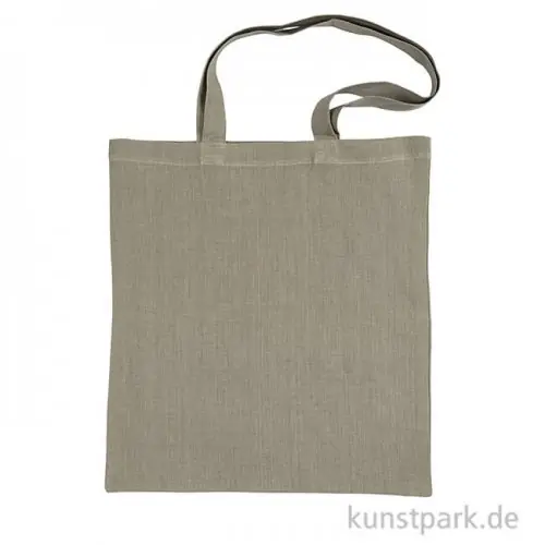 Einkaufstasche aus Baumwolle, Staubgrün, 38 x 42 cm Begrenztes Angebot