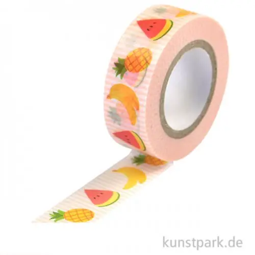 Washitape - Früchte, 15 mm, 10 m Gratis Versand