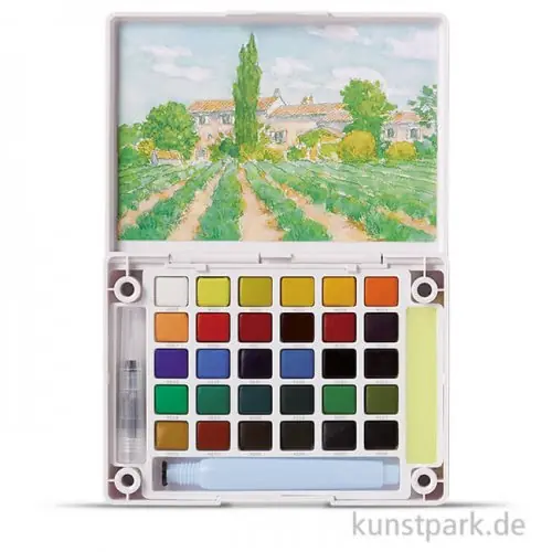 Gratis Versand Sakura Koi Water Colors Sketchbox mit 30 Farben
