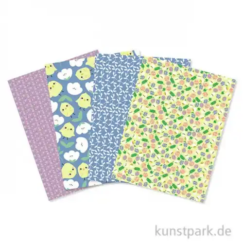 Highlight DECOPATCH Texturpapiere Metallic Ostern - Limited Edition