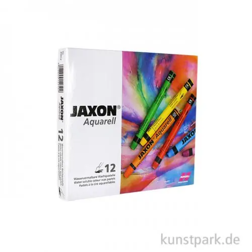 JAXON Aquarell Pastell, 12 Stifte im Kartonetui Heißes Angebot