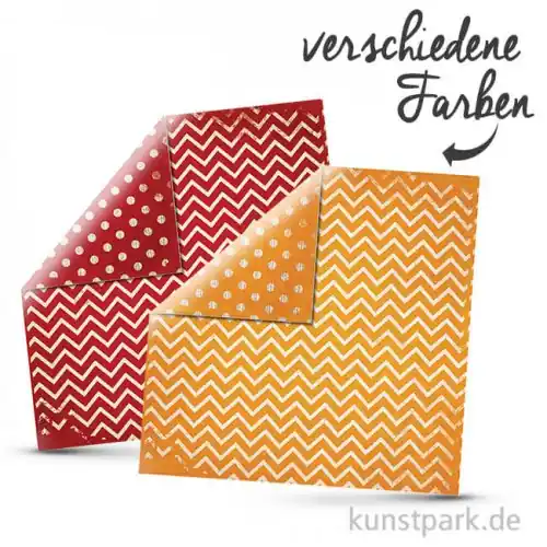 Chevron - Scrapbookingpapier, 190 g Angebot